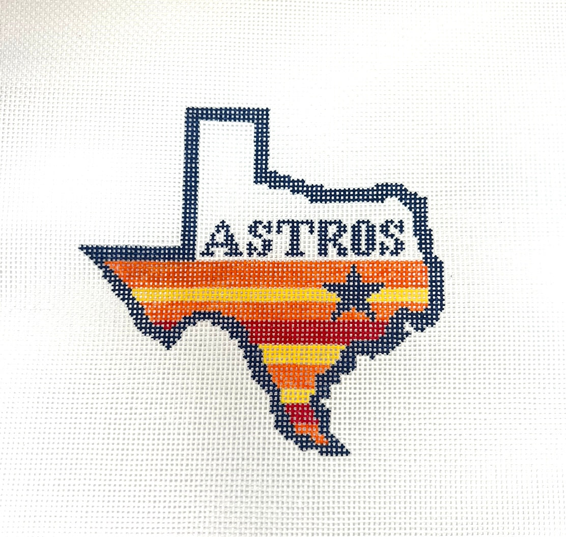 Houston Astros Jersey – SG Designs Needlepoint