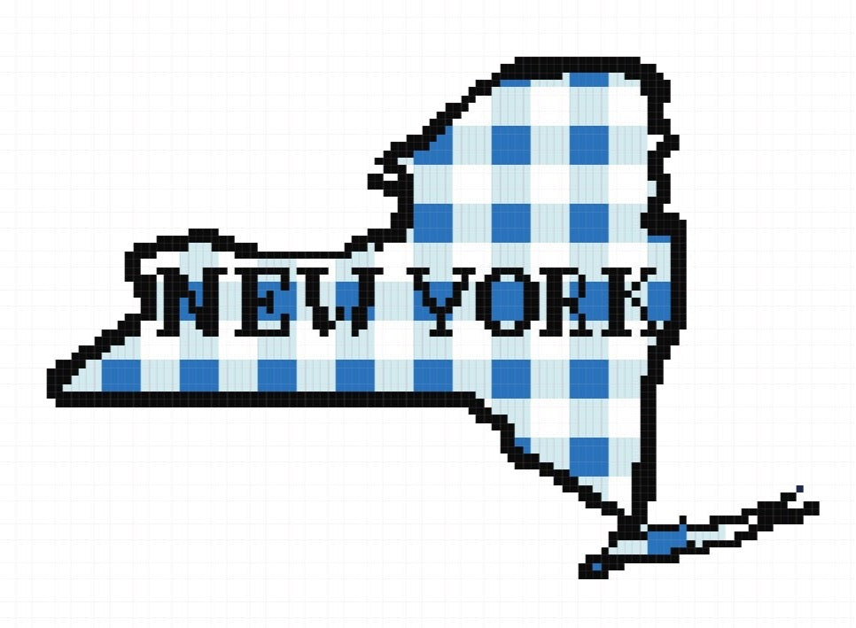 Gingham New York - Blue