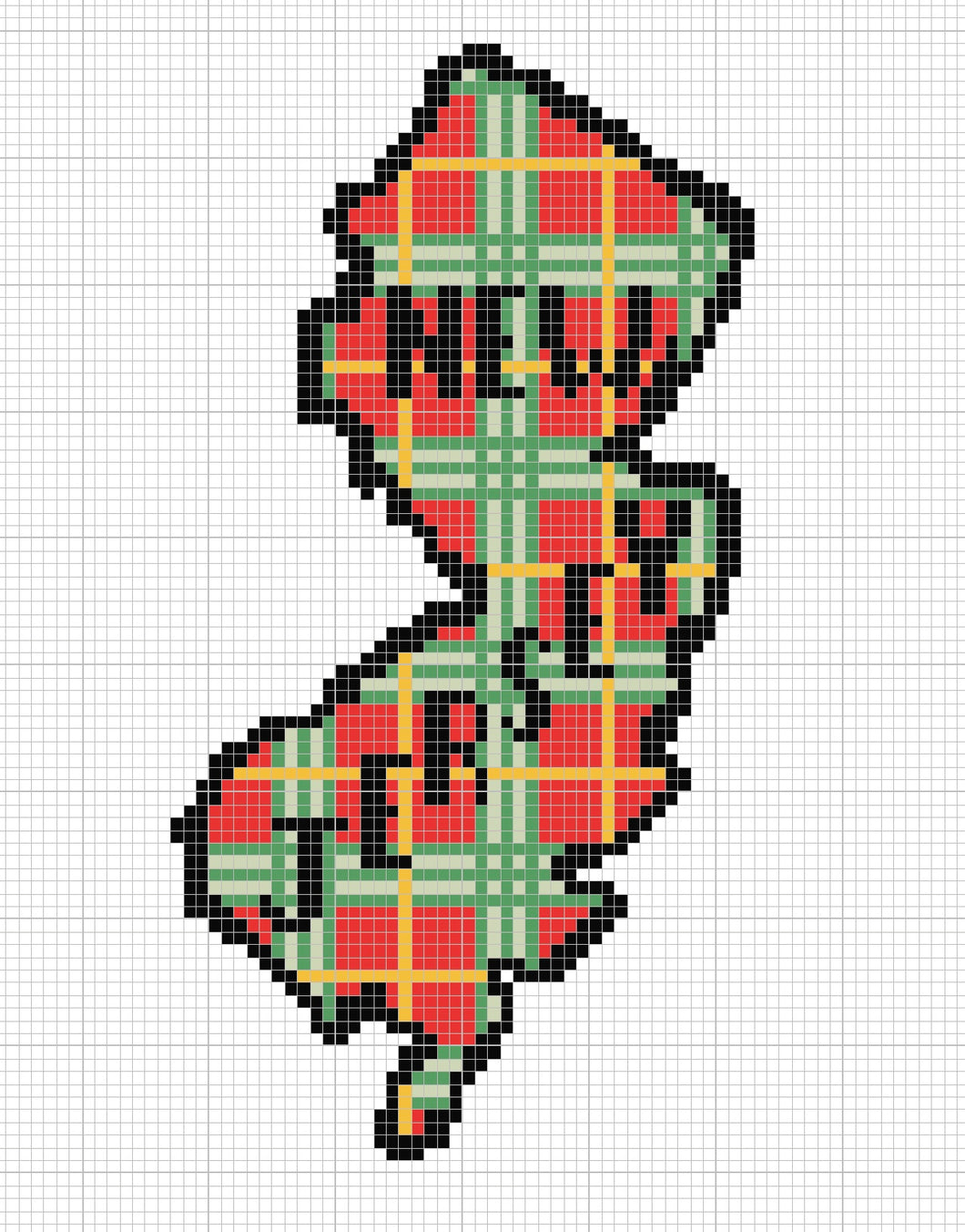 Christmas Plaid New Jersey